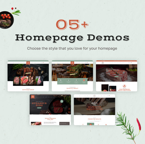 Stunning Homepage Demos  