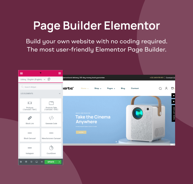 Powerful Elementor Page Builder - Intuitive Live Editor