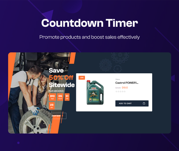 Boost sale with Countdown Timer