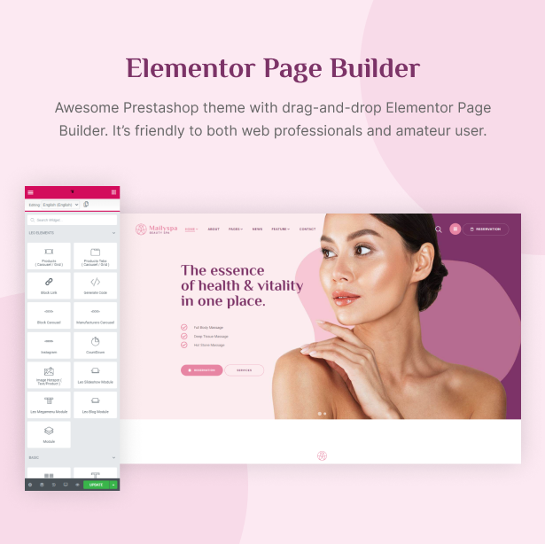 User-friendly Elementor Page Builder