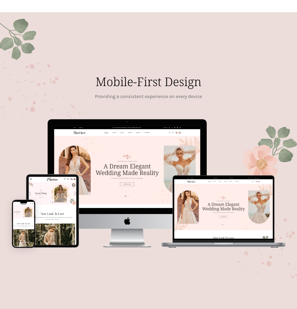 Mobile-first & fully responsive design