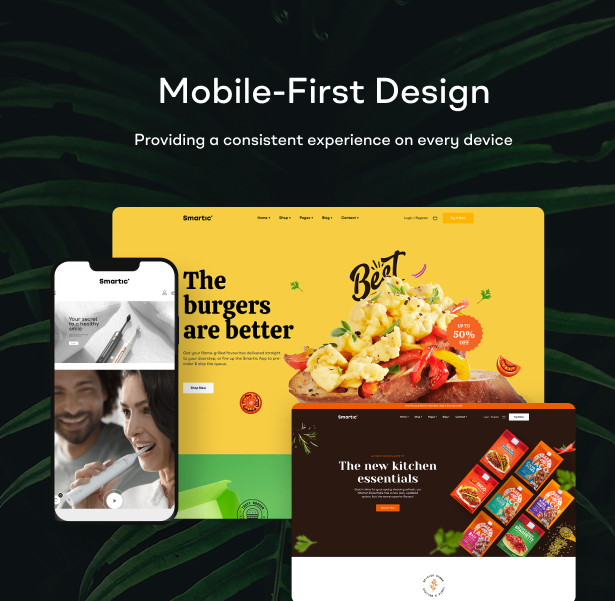 Mobile-first & fully responsive design