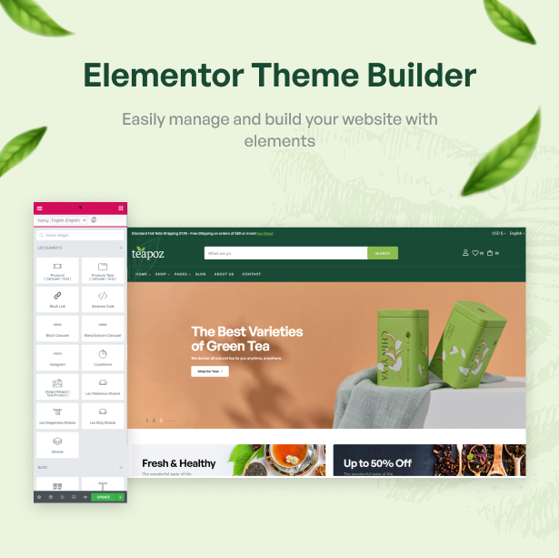 Intuitive Elementor Theme Builder