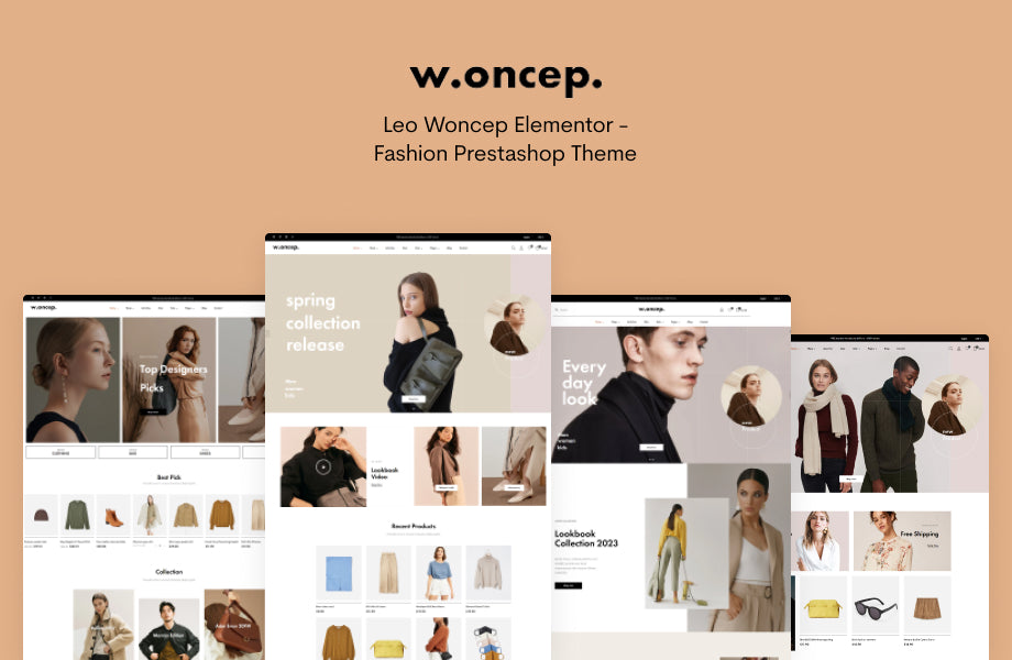 Leo Woncep Elementor - Fashion Prestashop Theme