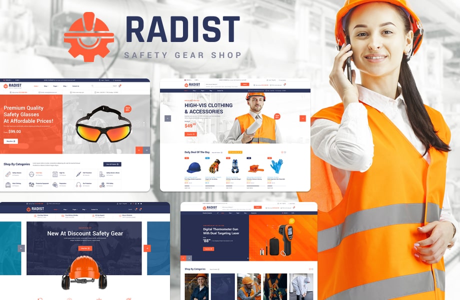 Bos Radist - Safety Gear Shop Free Prestashop Theme