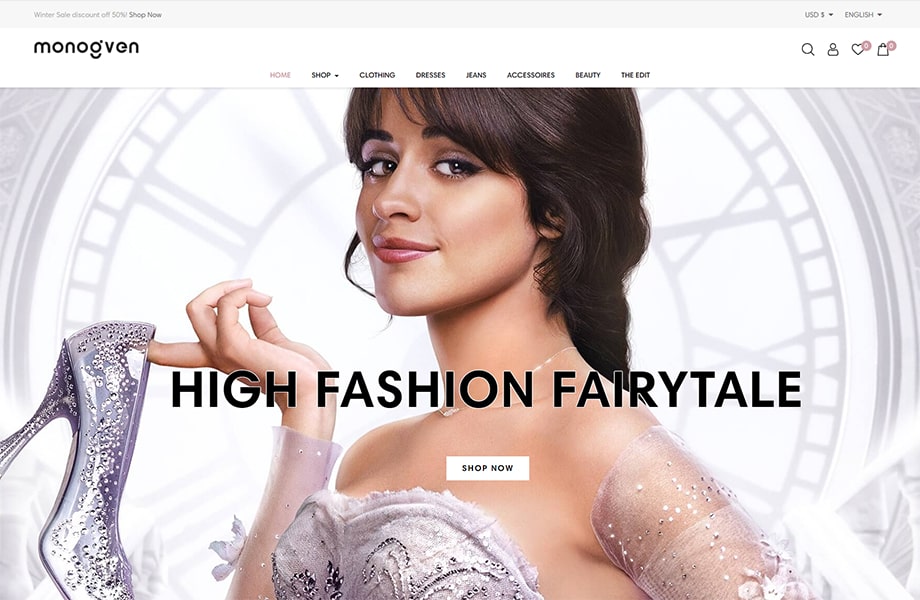 Monogven - Free Prestashop Fashion Template