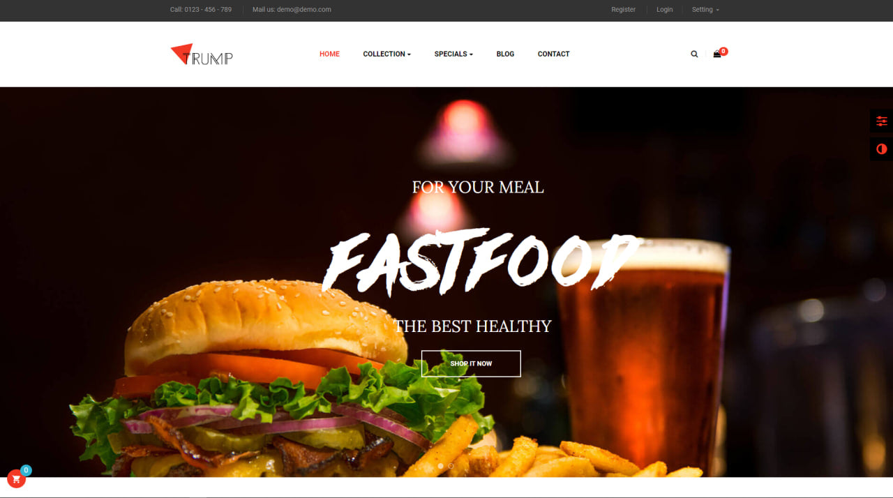 Leo Trump - Fastfood Prestashop Theme