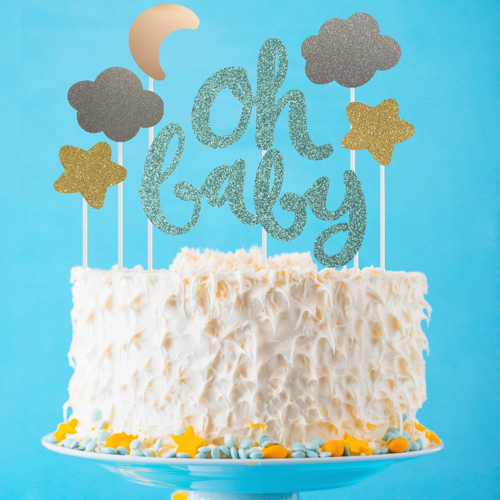 Download Oh Baby Cake Topper Set Template The Knowery The New Library