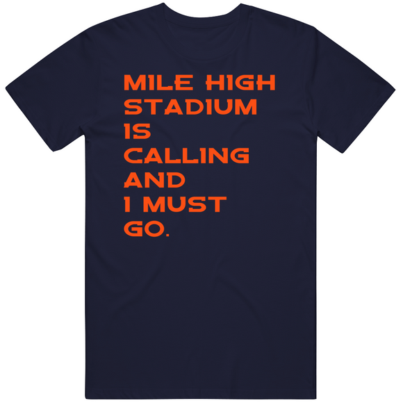 mile high stadium t shirt