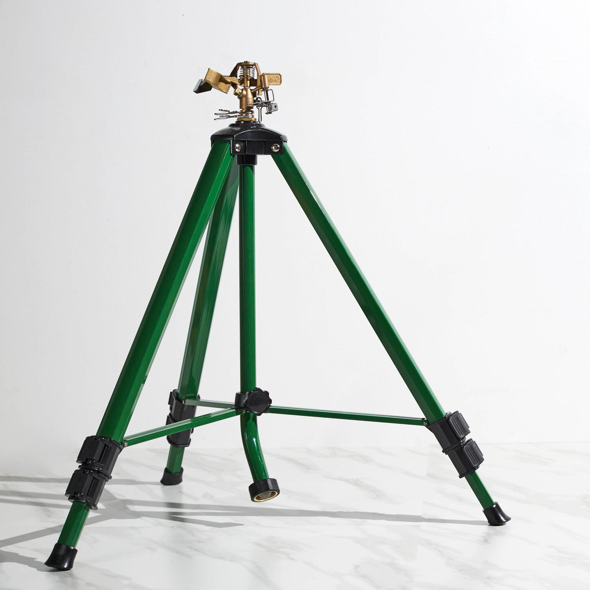 1/2 Inch Brass Impact Sprinkler on Tripod Base