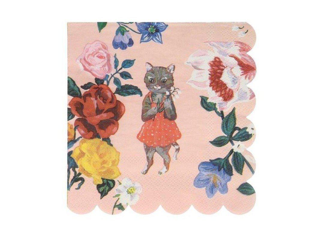 Nathalie Lete Cat Napkins