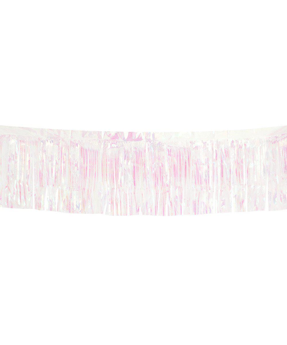 Metallic Fringe Garland Iridescent