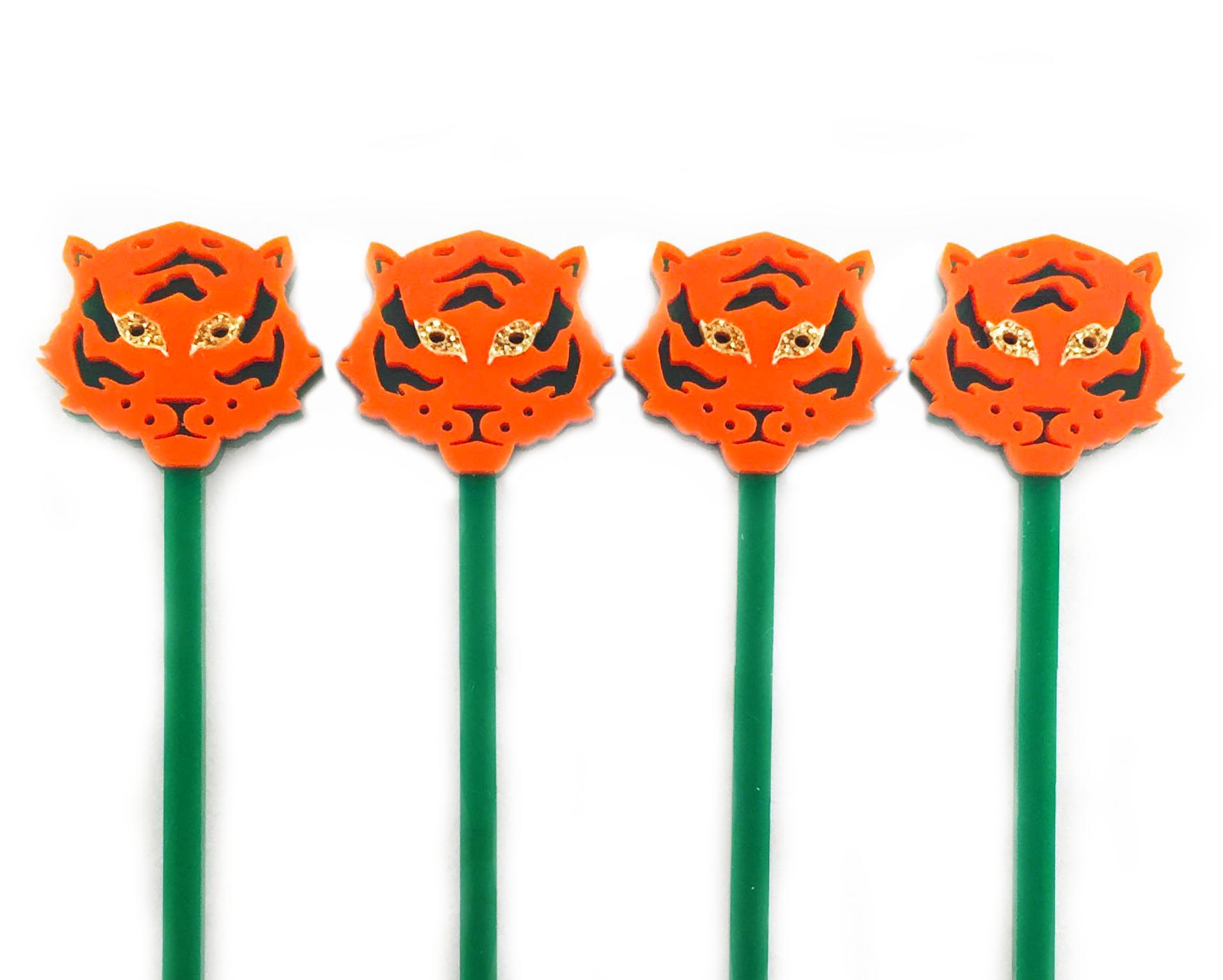 Tiger Swizzle Sticks