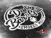 Download Cut Ready Dads Bar Grill Svg Dxf Arkansas Metal Art