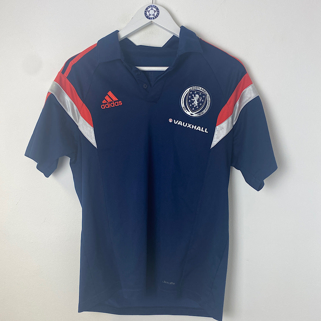 scotland adidas polo shirt