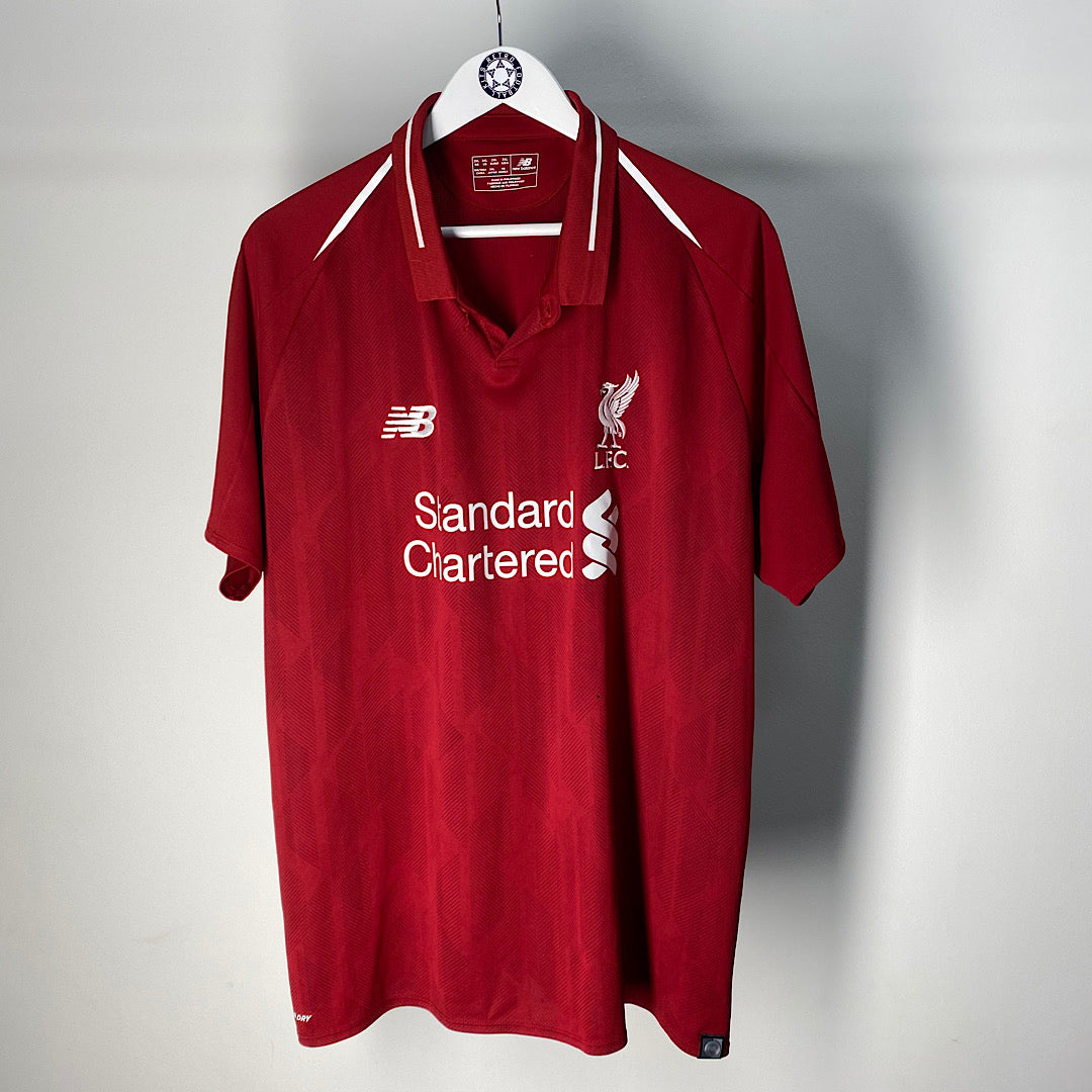 Buy 2018/19 Liverpool Home Shirt (Good) - XXL - Retro Football Kits UK