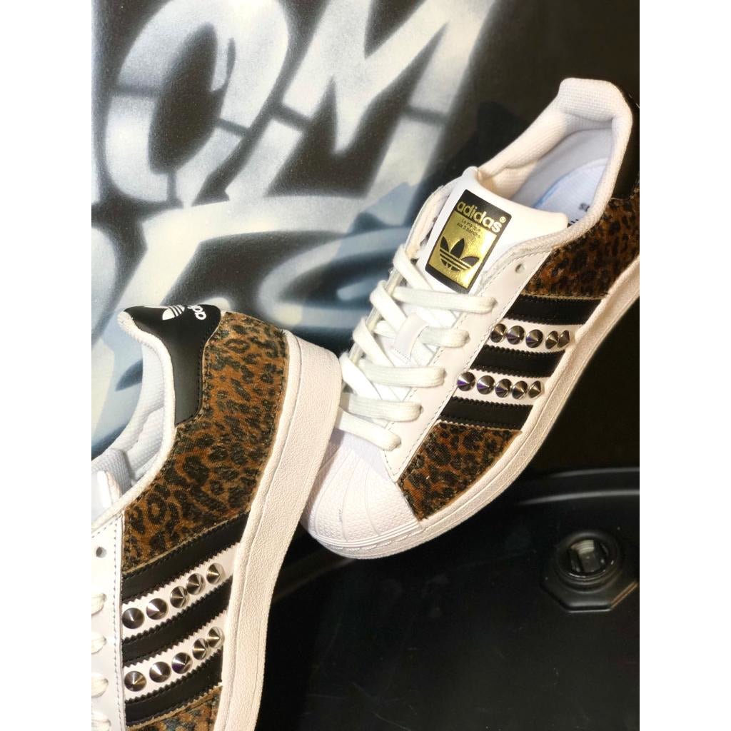 adidas superstar leopard
