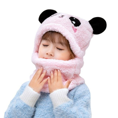 Bonnet et écharpe polaire enfant Panda – Bébé Filou