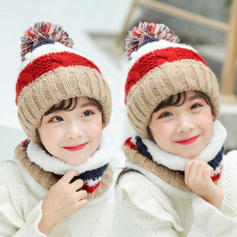 Enfants Chapeau Hiver Chaud,Bonnet Bébé Fille Hiver, Bonnet