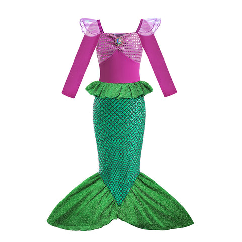 Costume da Ariel per neonati e bambini