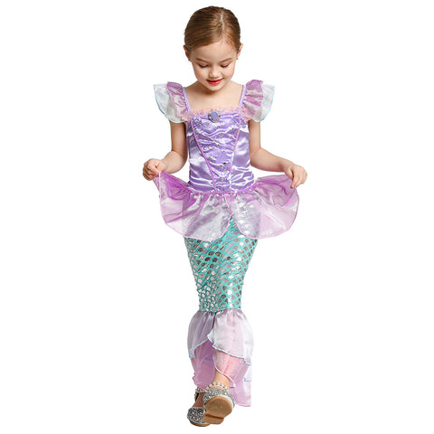 Costume da festa Ariel per neonati e bambini