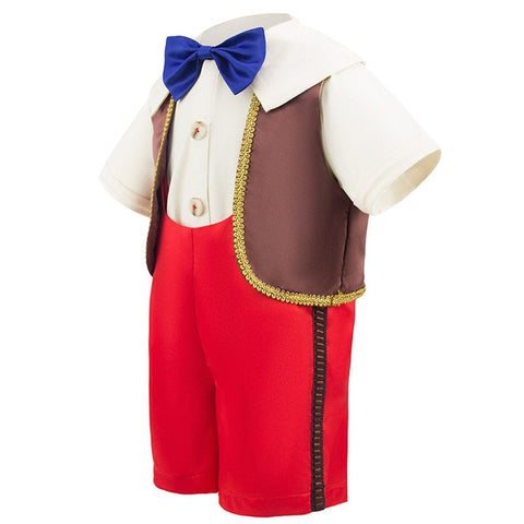 Costume di carnevale da Pinocchio per neonati e bambini