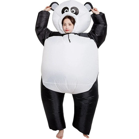 Déguisement carnaval gonflable dessin animé adulte panda