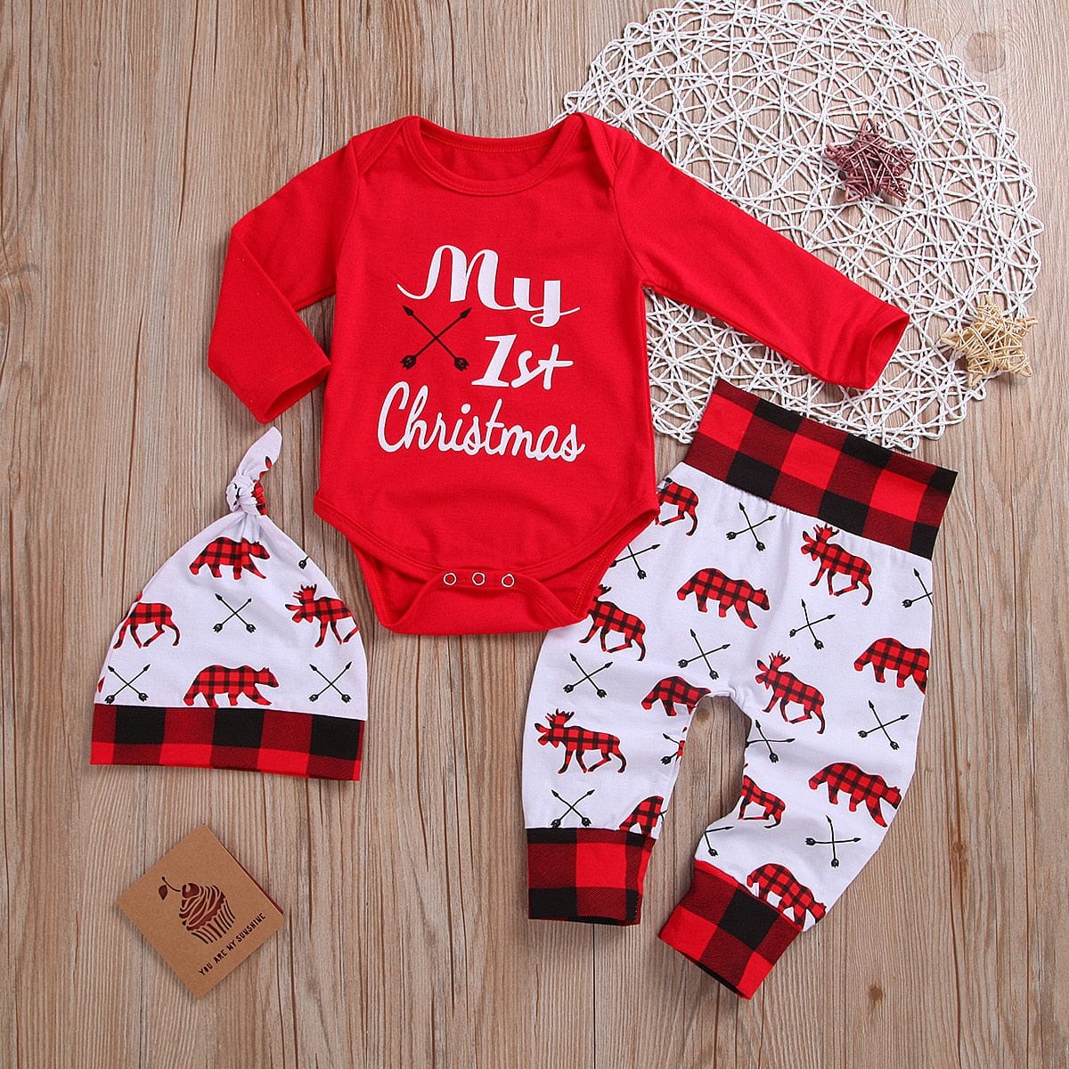 Conjunto de pijamas Navidad para bebés de 2 – Bébé Filou