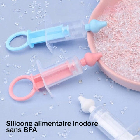 Mouche bébé manuel forme seringue en silicone