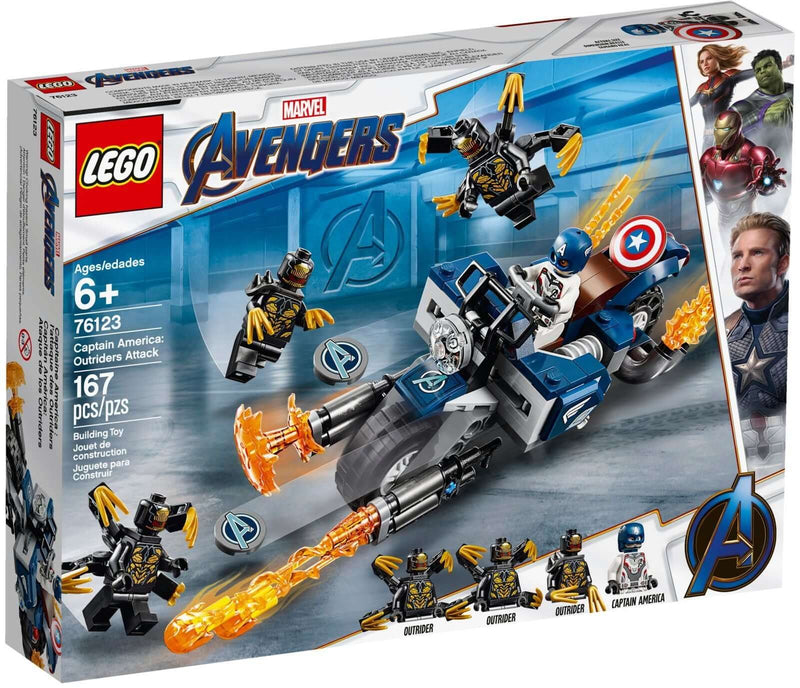 lego captain america outriders attack