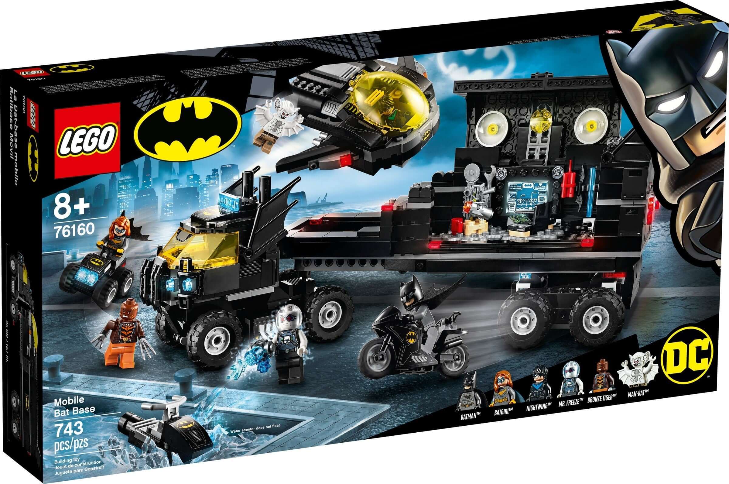 LEGO DC 76160 Mobile Bat Base | Brickollector NZ