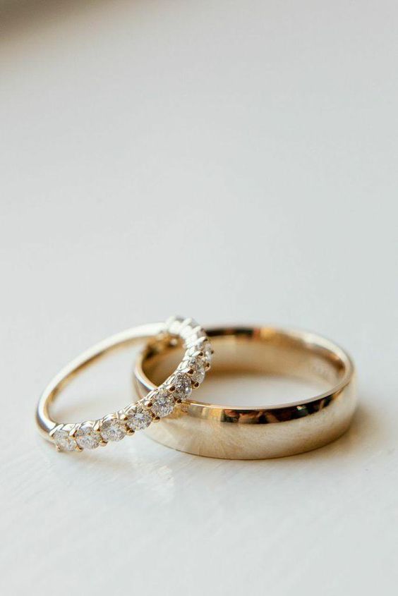 The ideal pair of wedding rings are individually designed and crafted.