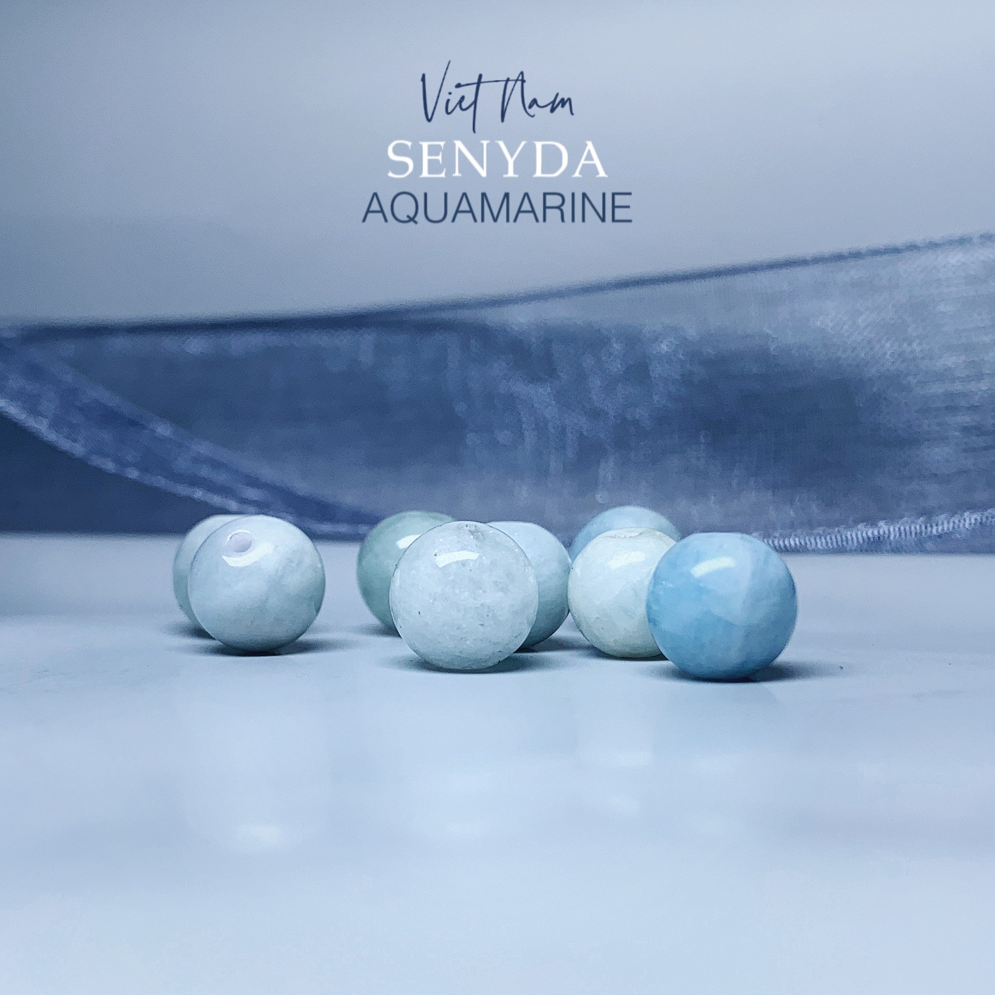 Aquamarine is believed to relieve stress, promote good health, and soothe headaches.