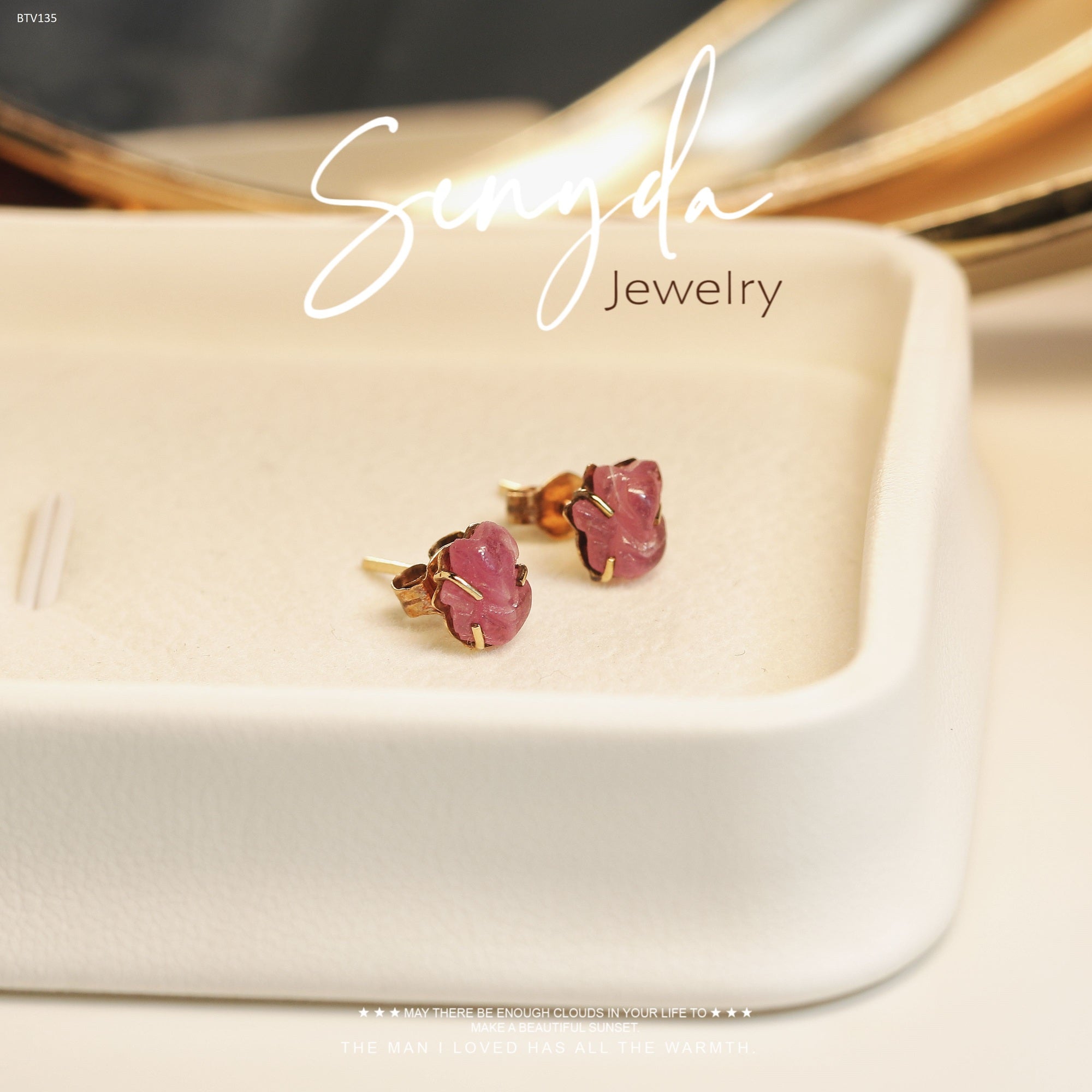 Ruby jewelry symbolizes love and attachment.