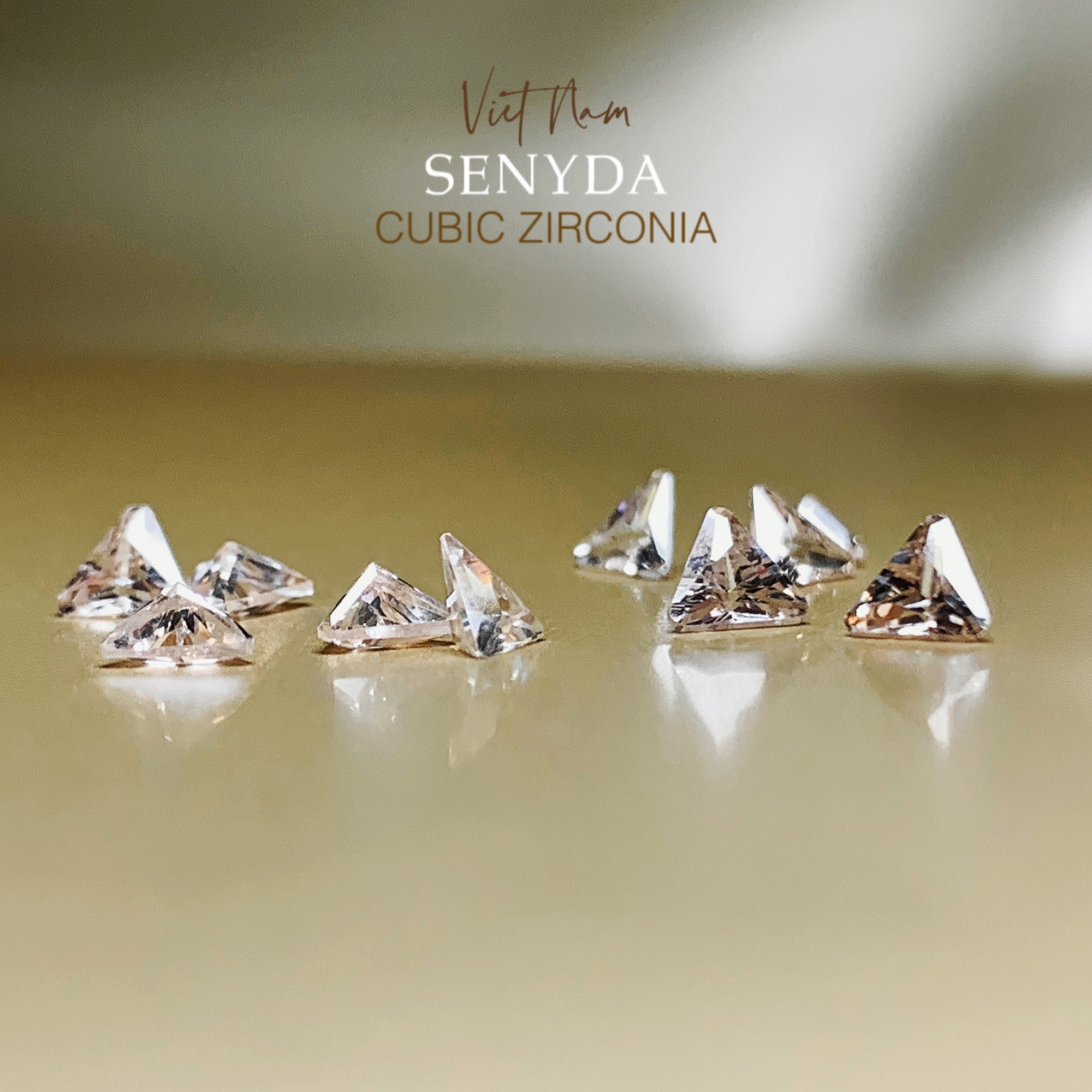 Cubic Zirconia can reflect light as well as diamond.