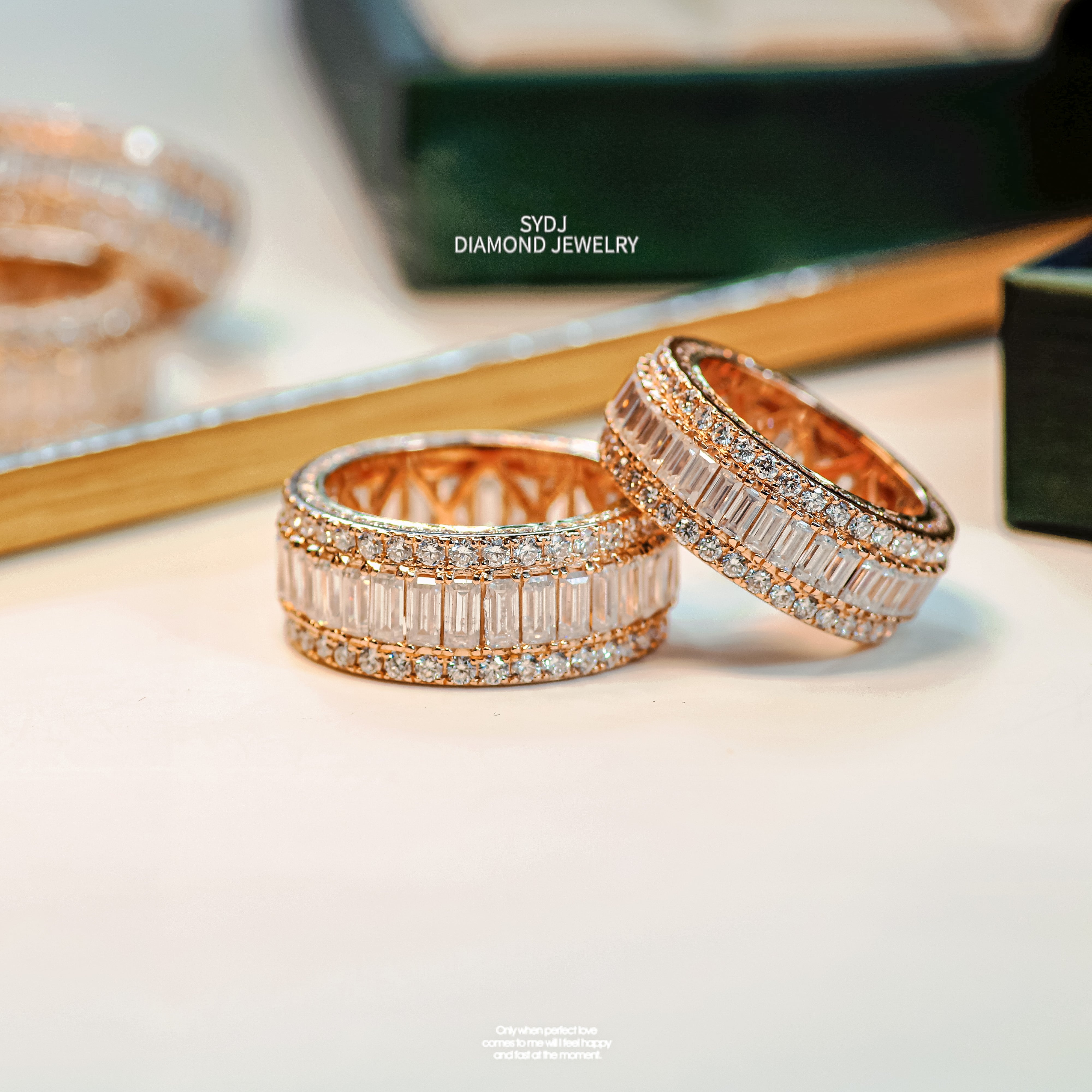 Wedding rings are the only symbol of your love.