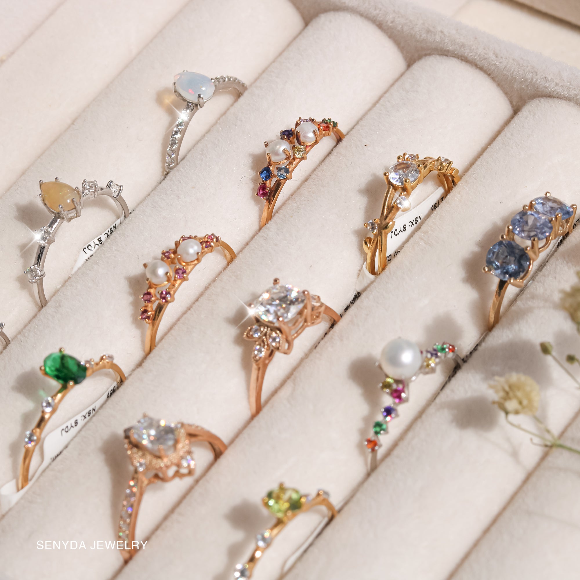 Designing and crafting gemstone rings based on zodiac signs