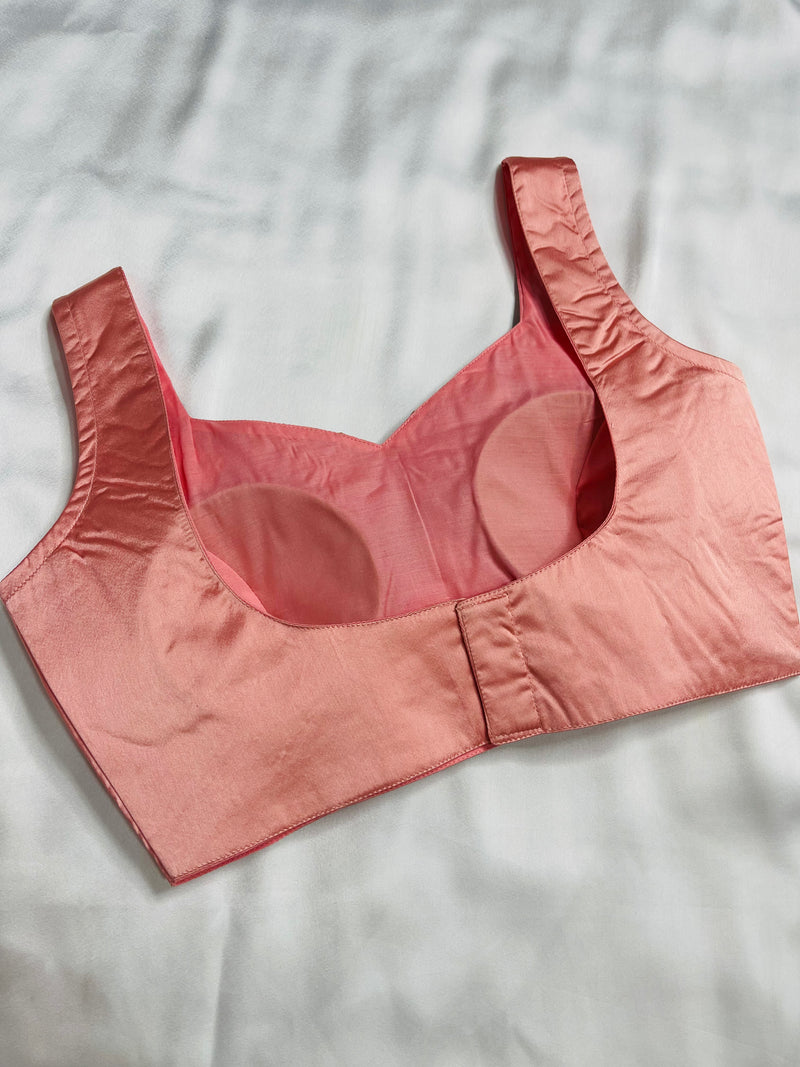 Peach Flesh Handwork Blouse