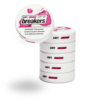 APPLE CIDER LUCY BREAKERS 6-PACK 15 CAPSLE POUCHES 8MG - Enlit Supply