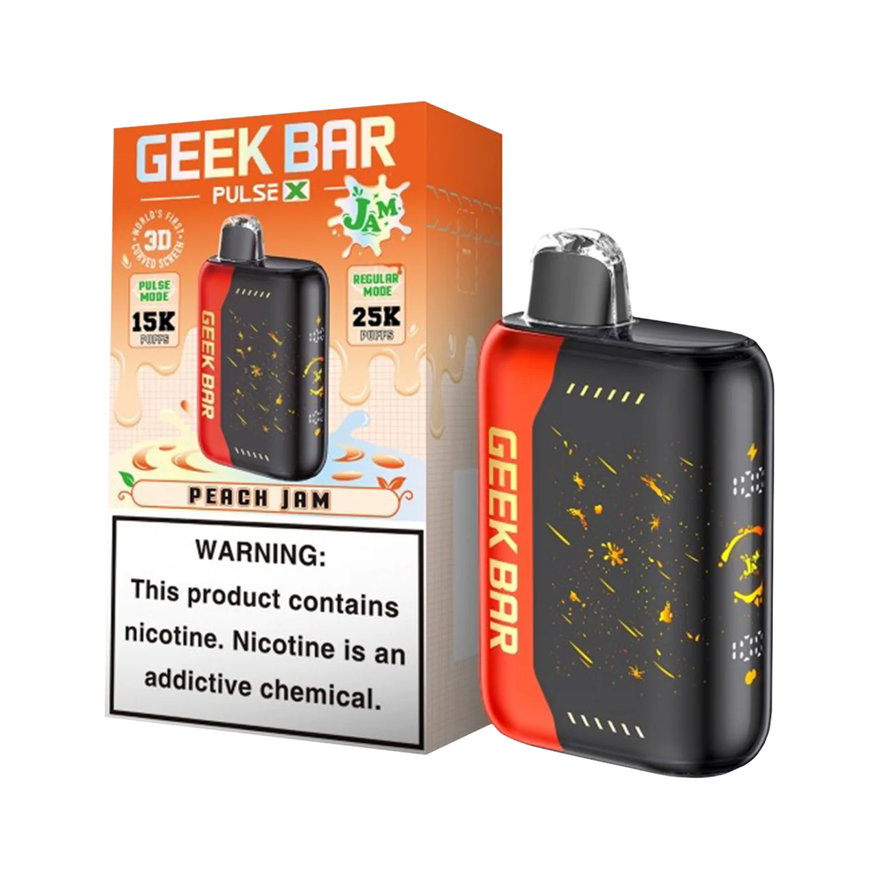 Geek Bar Pulse X JAM Edition Disposable Peach Jam