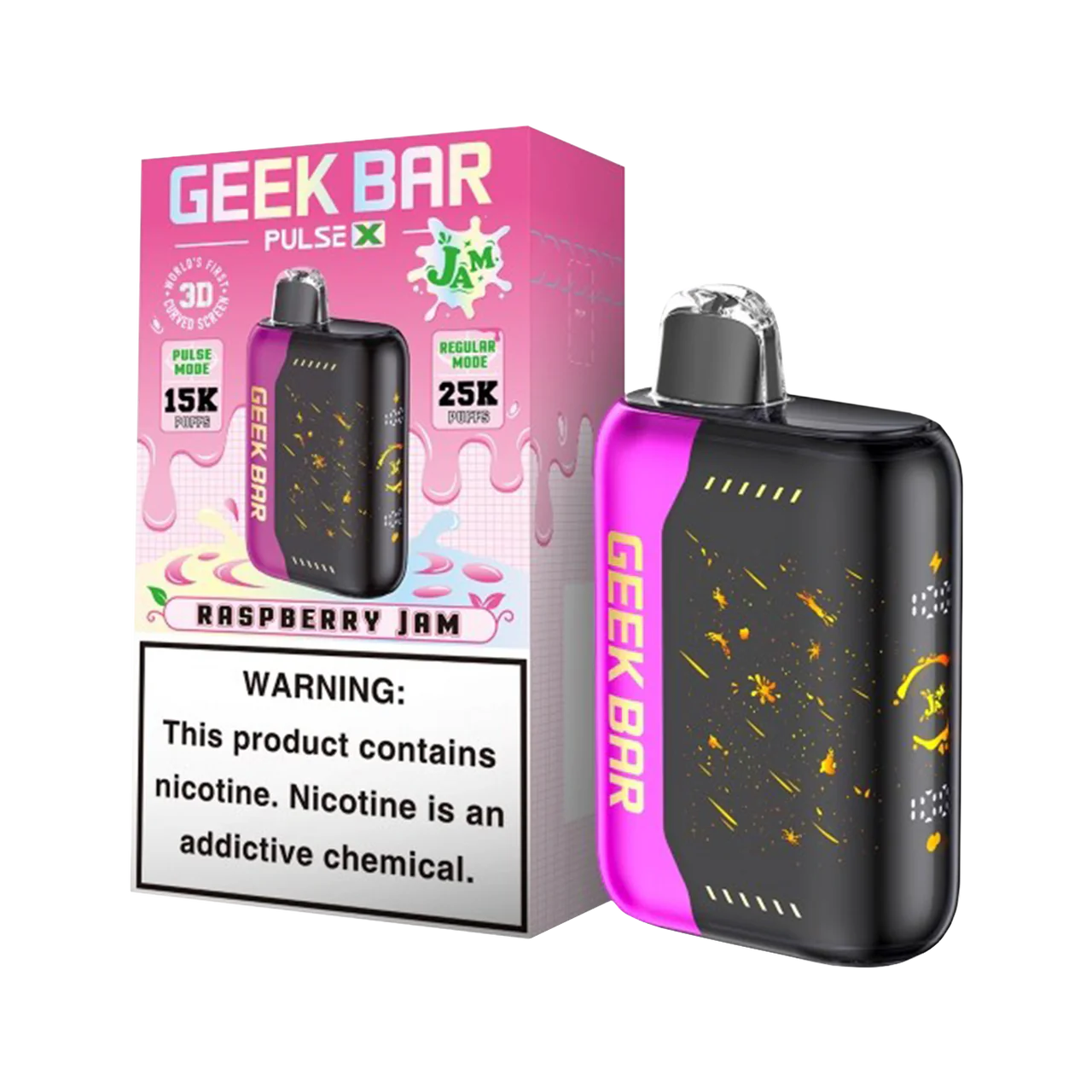 Geek Bar Pulse X JAM Edition Disposable Raspberry Jam