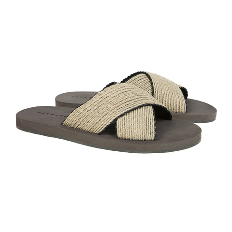 Bicolored cross toe flip-flop, camouflage – DANWARD