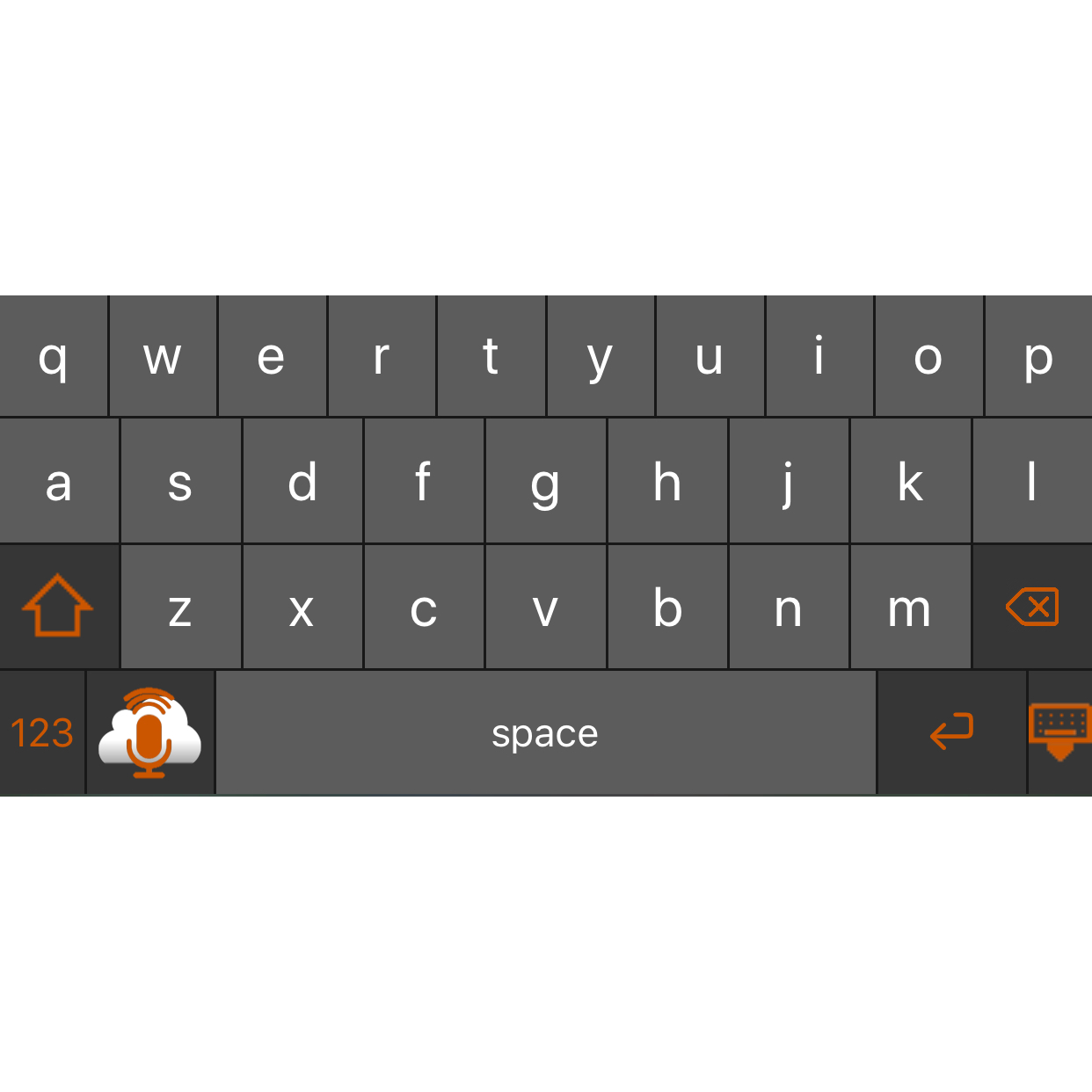 fusion narrate ios keyboard included