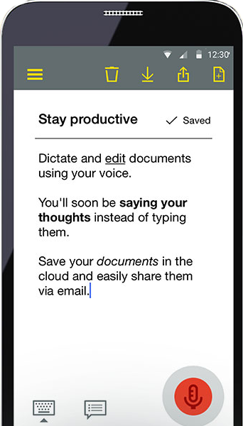 Dragon Anywhere—Professional-Grade Mobile Dictation App