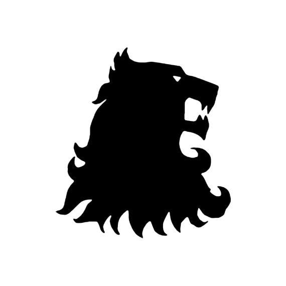 House Lannister Lion Head Game Of Thrones Die Cut Vinyl Sticker