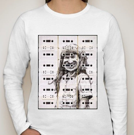 Aphex Twin Casette Tapes Women Long Sleeve T Shirt Blasted Rat