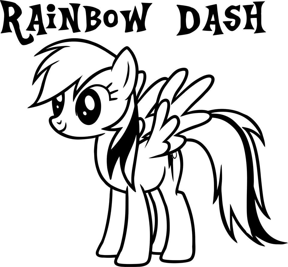 My Little Pony Rainbow Dash Variation Die Cut Vinyl 