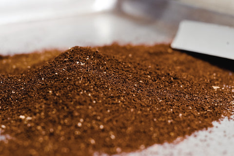 ground coffee for a burr or blade grinder