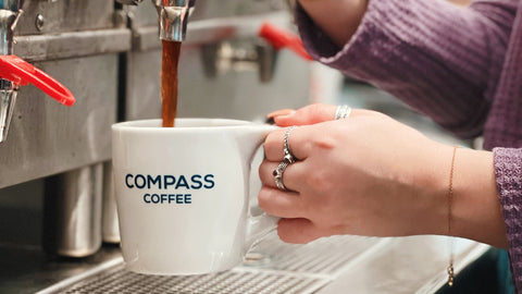 mug of compass coffee 