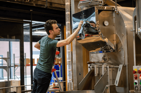 Cleaning the Loring Roaster Compass Coffee